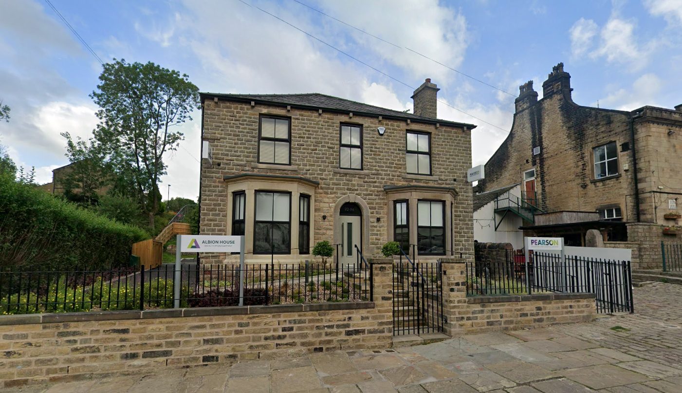 92-94 High Street, Uppermill, home of Pearson Solicitors and Financial Advisers and Albion House Wealth Management